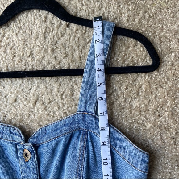 Anthropologie Pilcro Buttondown Denim Dress size 8 / medium - Picture 7 of 11